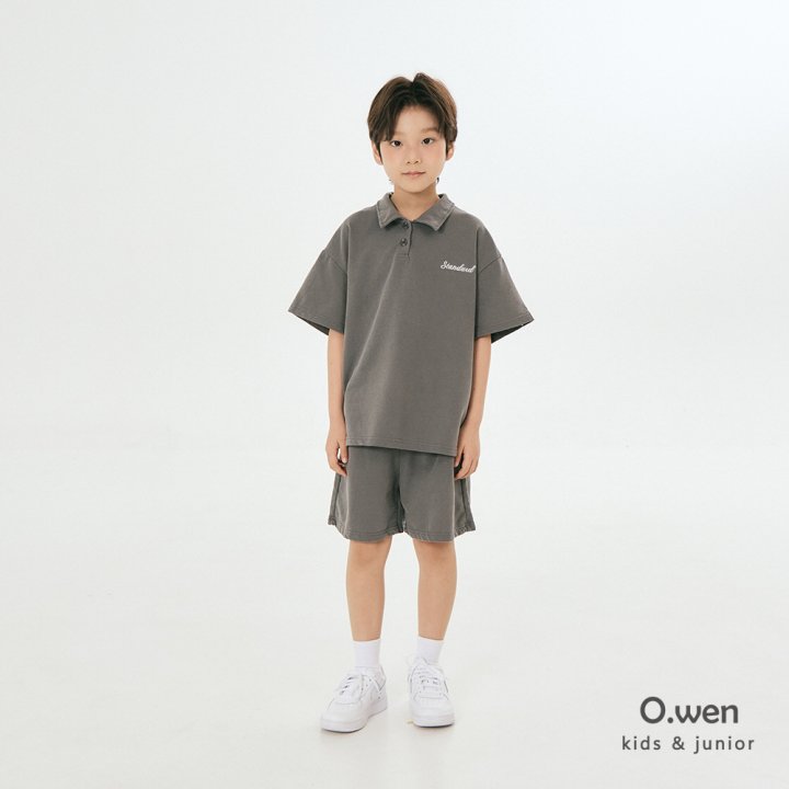 O Wen - Korean Children Fashion - #kidzfashiontrend - Standard Pigment Short Sleeve Tee - 8
