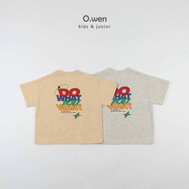 O Wen - Korean Children Fashion - #littlefashionista - Do What Short Sleeve Tee