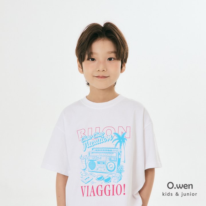O Wen - Korean Children Fashion - #littlefashionista - Vacation Short Sleeve Tee - 10
