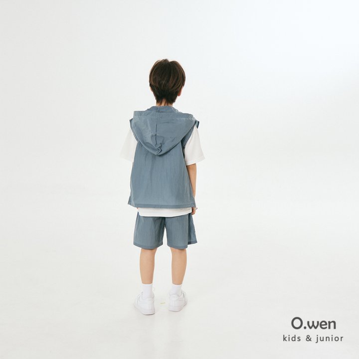 O Wen - Korean Children Fashion - #littlefashionista - Hooded Zip-up Vest - 7