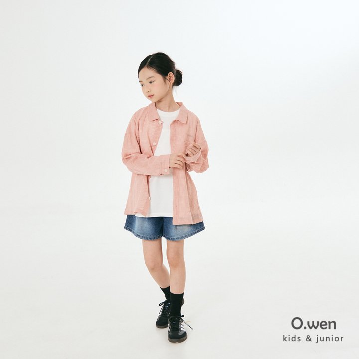 O Wen - Korean Children Fashion - #littlefashionista - Summer Check Pocket Shirt - 9