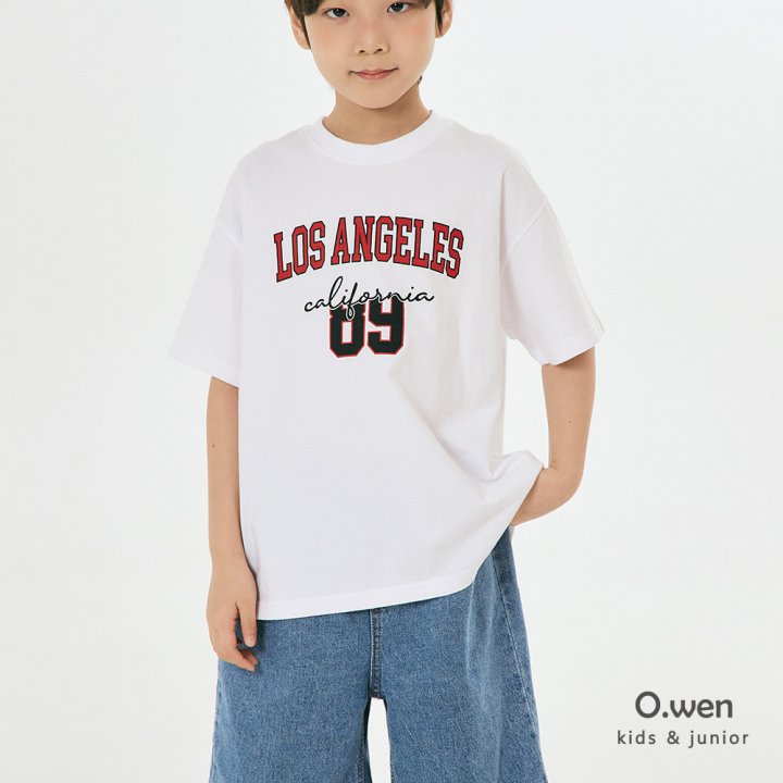 O Wen - Korean Children Fashion - #littlefashionista - LA Short Sleeve Tee - 11
