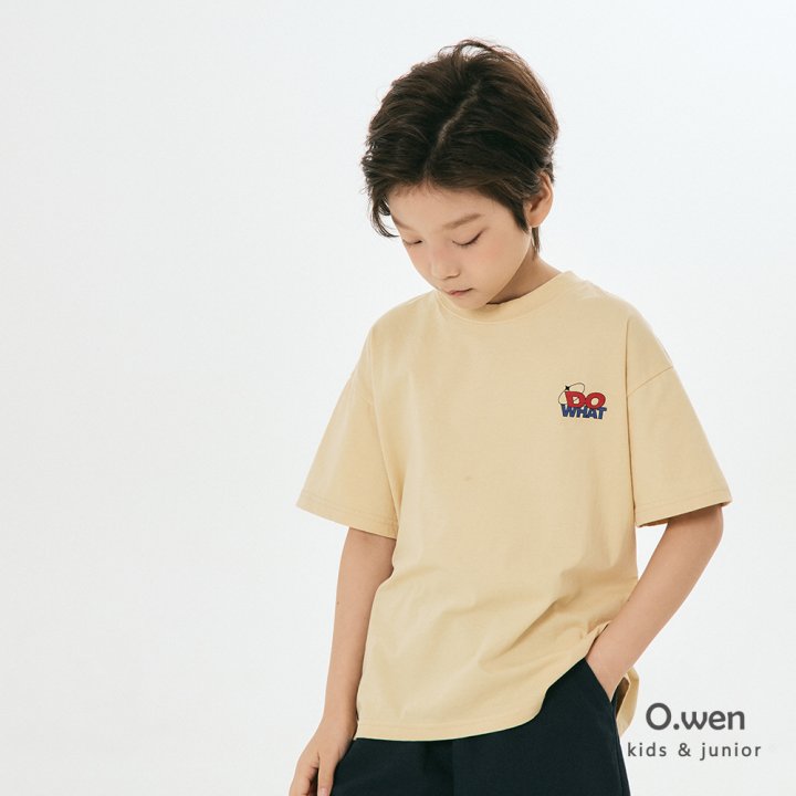 O Wen - Korean Children Fashion - #minifashionista - Do What Short Sleeve Tee - 3