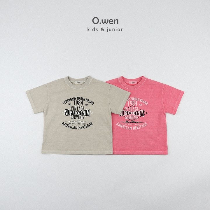 O Wen - Korean Children Fashion - #minifashionista - Super Pigment Short Sleeve Tee