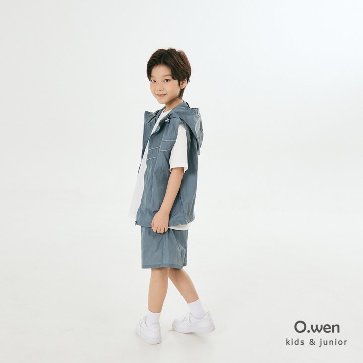 O Wen - Korean Children Fashion - #prettylittlegirls - Hooded Zip-up Vest - 10