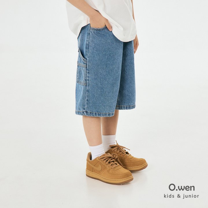 O Wen - Korean Children Fashion - #prettylittlegirls - Summer Bermuda Denim Pants - 3