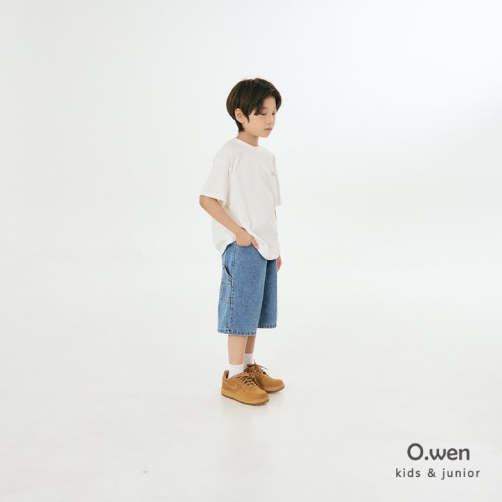 O Wen - Korean Children Fashion - #prettylittlegirls - Summer Bermuda Denim Pants - 4