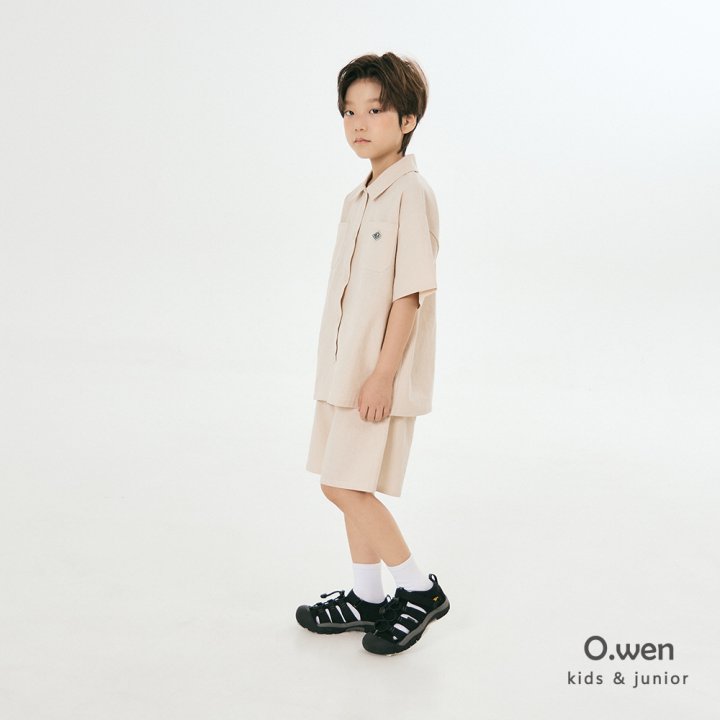 O Wen - Korean Children Fashion - #toddlerclothing - Rodeo Linen Shirt - 10