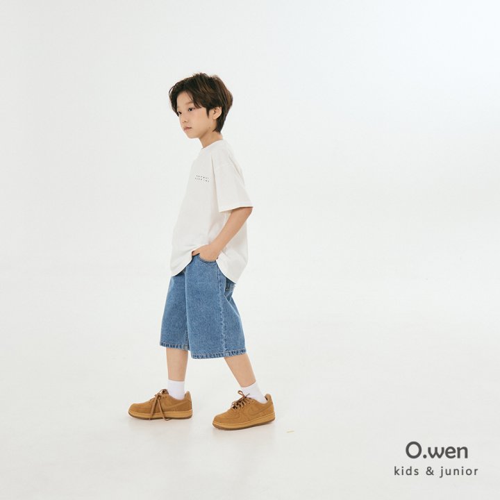 O Wen - Korean Children Fashion - #toddlerclothing - Summer Bermuda Denim Pants - 5