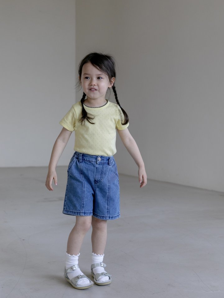 Oatmeal - Korean Children Fashion - #Kfashion4kids - Alle Slim Round Tee - 6