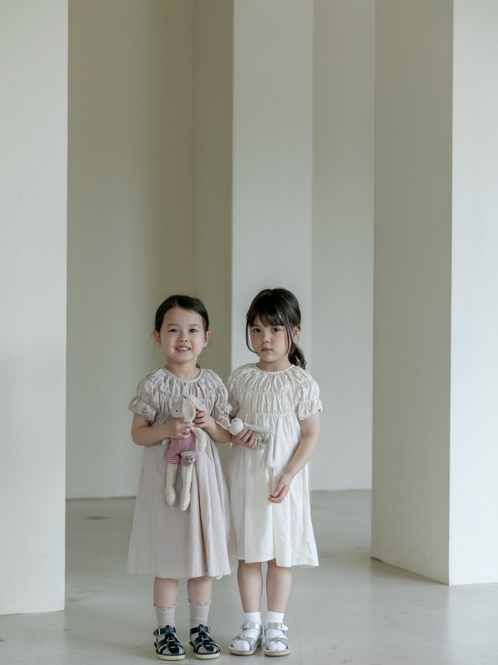 Oatmeal - Korean Children Fashion - #Kfashion4kids - Pumpkin Dress - 5