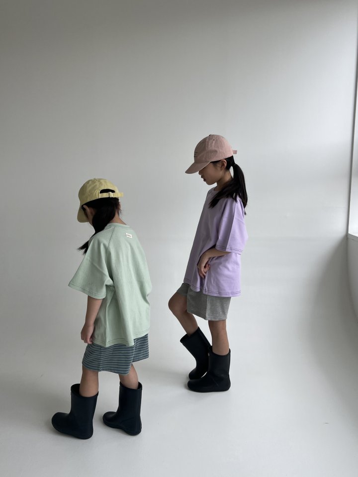 Oatmeal - Korean Children Fashion - #Kfashion4kids - Point Raglan Tee - 3