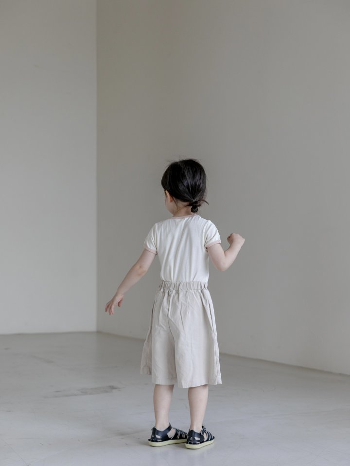 Oatmeal - Korean Children Fashion - #childofig - Bakery Slim Round Tee - 10