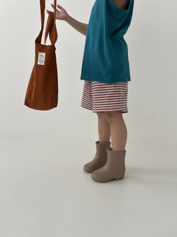 Oatmeal - Korean Children Fashion - #childofig - Daily Set (Short Sleeve Tee + Sleeveless) - 7