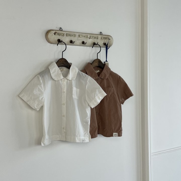 Oatmeal - Korean Children Fashion - #childofig - Batik Shirt - 12