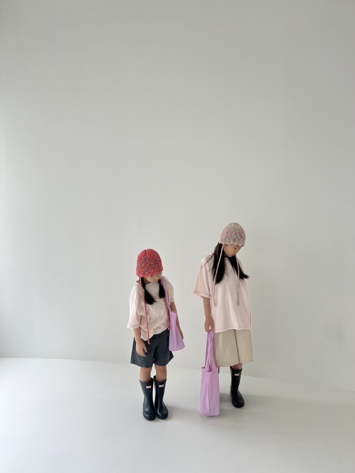 Oatmeal - Korean Children Fashion - #childofig - Point Raglan Tee - 9