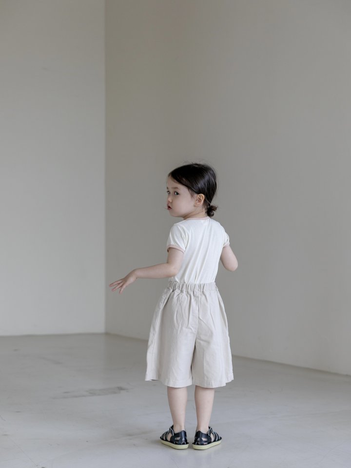Oatmeal - Korean Children Fashion - #childrensboutique - Bakery Slim Round Tee - 11