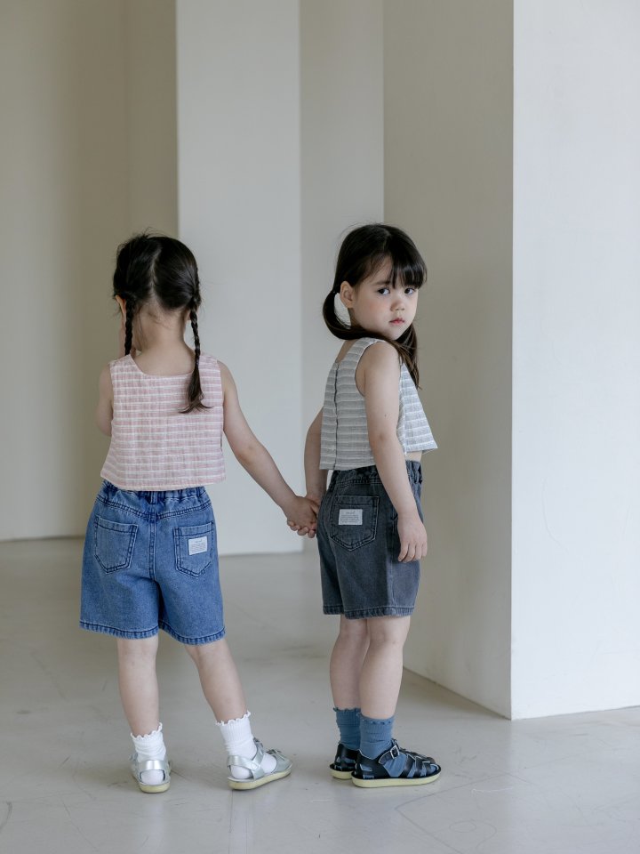 Oatmeal - Korean Children Fashion - #childrensboutique - Icon Denim Pants - 10