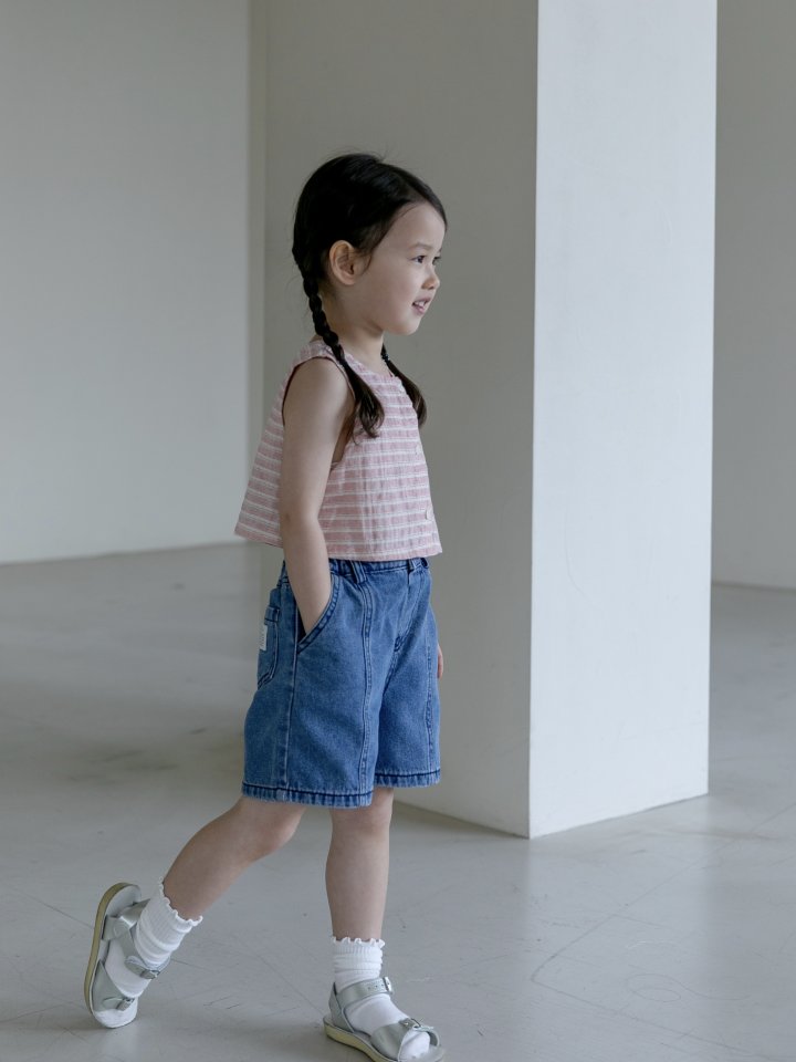 Oatmeal - Korean Children Fashion - #childrensboutique - Oz Stripe Blouse - 9