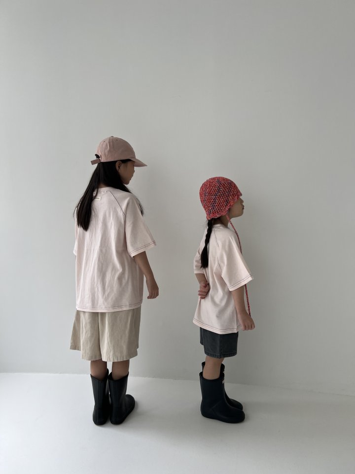 Oatmeal - Korean Children Fashion - #childrensboutique - Point Raglan Tee - 10