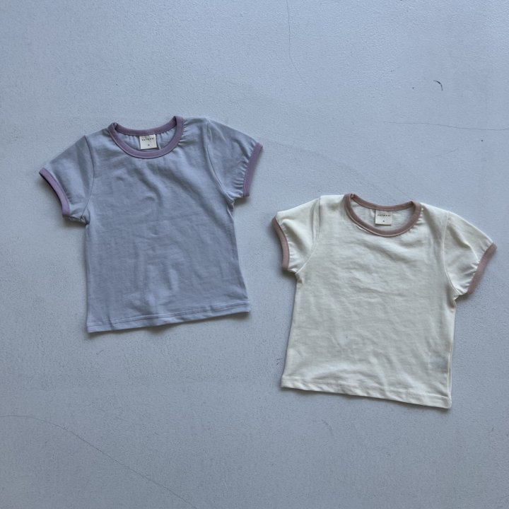 Oatmeal - Korean Children Fashion - #designkidswear - Bakery Slim Round Tee - 12