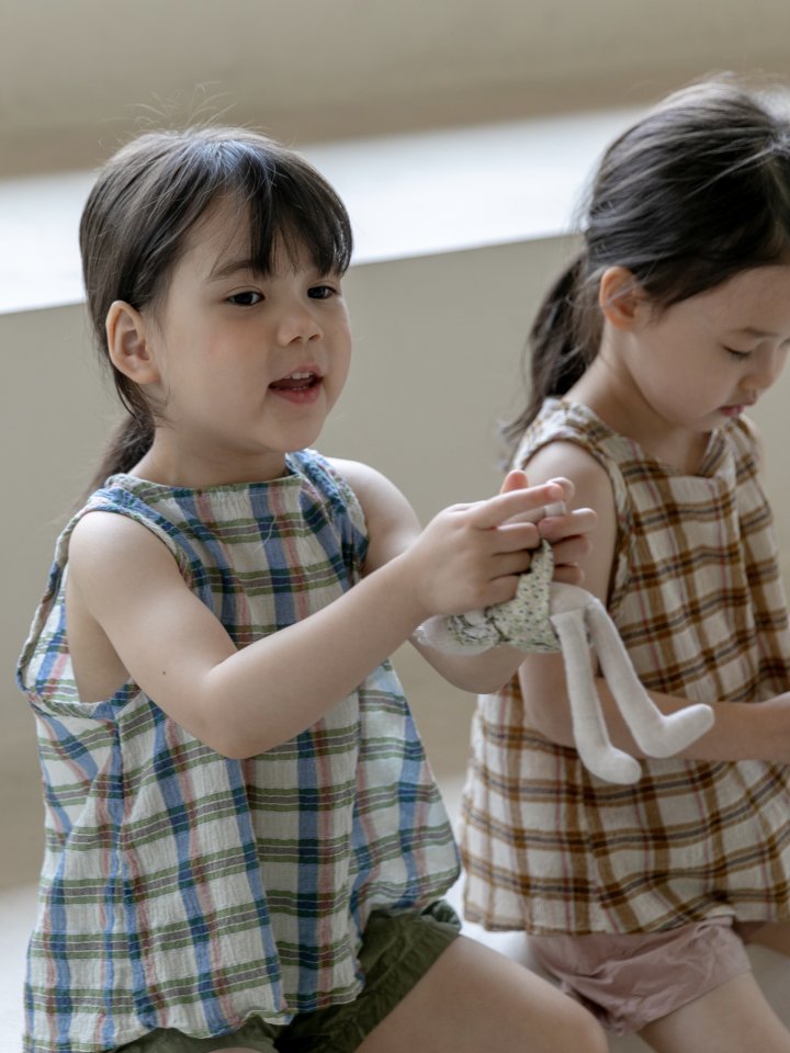 Oatmeal - Korean Children Fashion - #fashionkids - Tommy Kids Set
