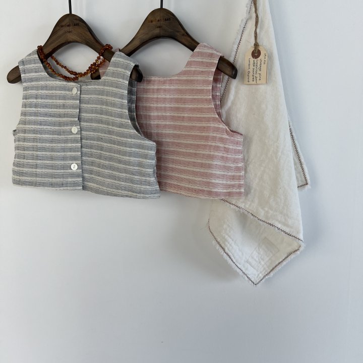 Oatmeal - Korean Children Fashion - #fashionkids - Oz Stripe Blouse - 12
