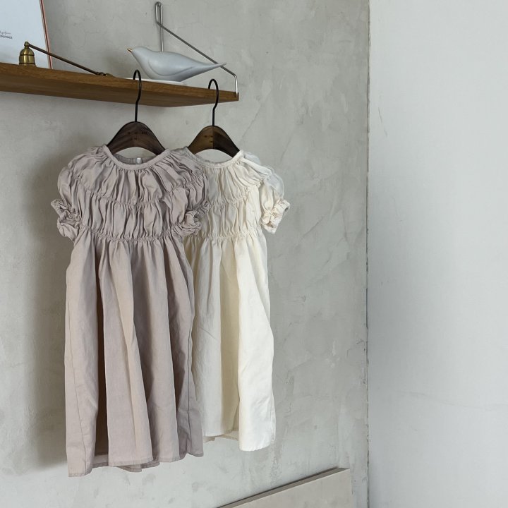 Oatmeal - Korean Children Fashion - #fashionkids - Pumpkin Dress