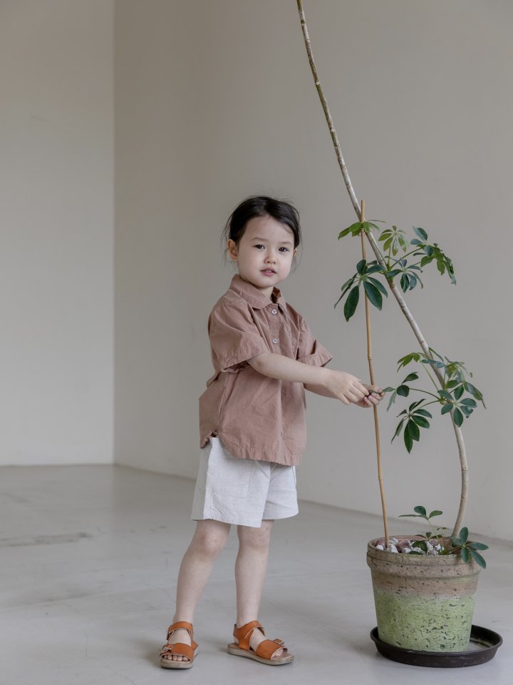 Oatmeal - Korean Children Fashion - #fashionkids - Brain Pants - 5