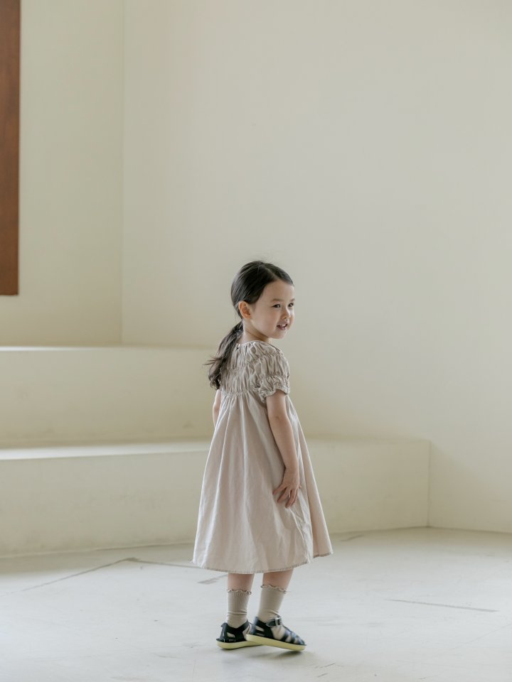 Oatmeal - Korean Children Fashion - #kidsstore - Pumpkin Dress - 3
