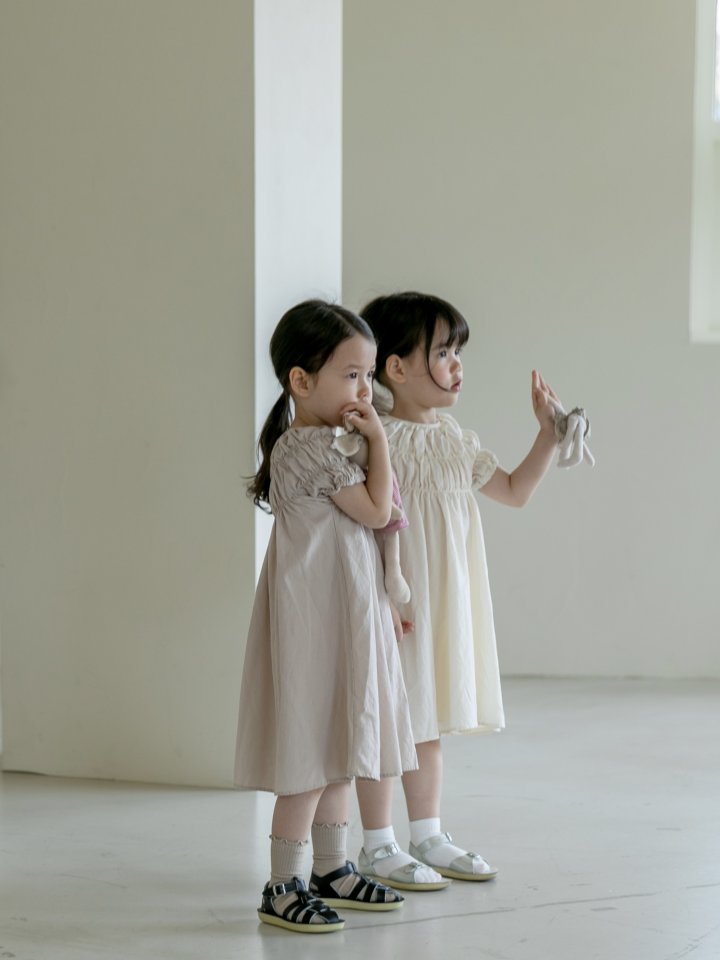 Oatmeal - Korean Children Fashion - #kidsstore - Pumpkin Dress - 4