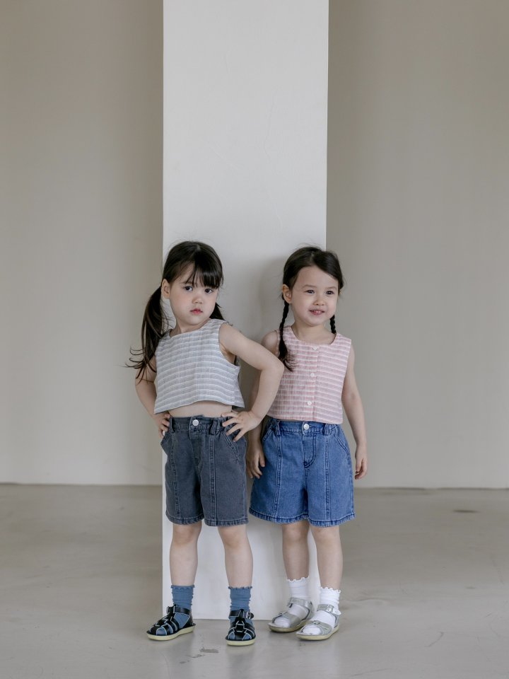 Oatmeal - Korean Children Fashion - #littlefashionista - Oz Stripe Blouse