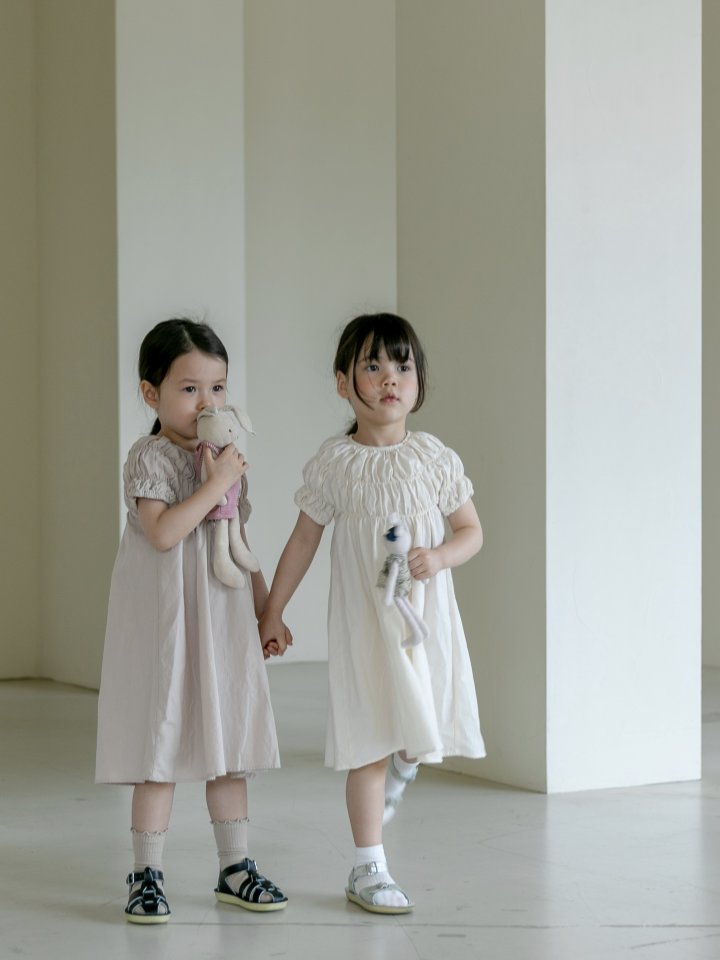 Oatmeal - Korean Children Fashion - #littlefashionista - Pumpkin Dress - 6