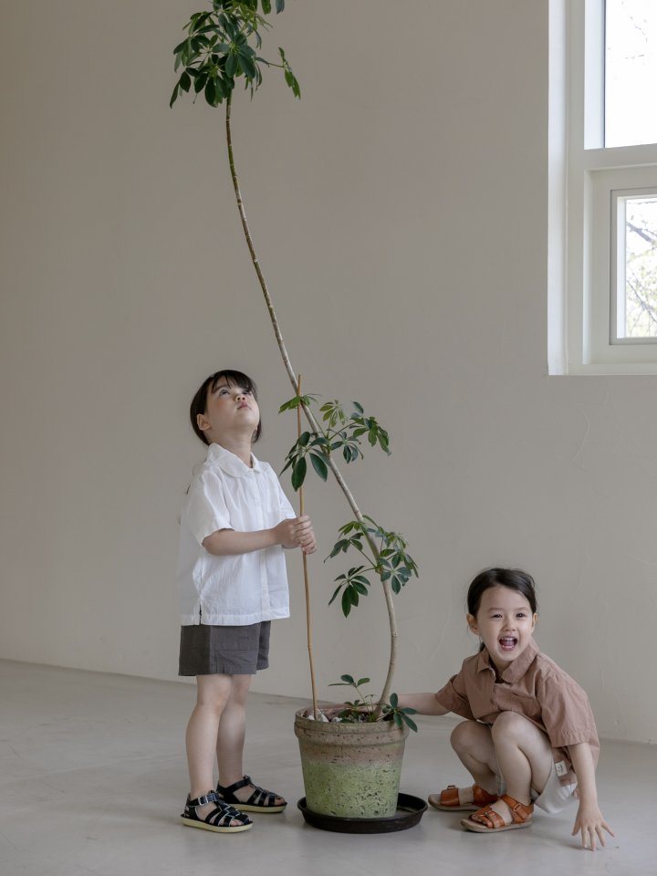 Oatmeal - Korean Children Fashion - #magicofchildhood - Batik Shirt - 9