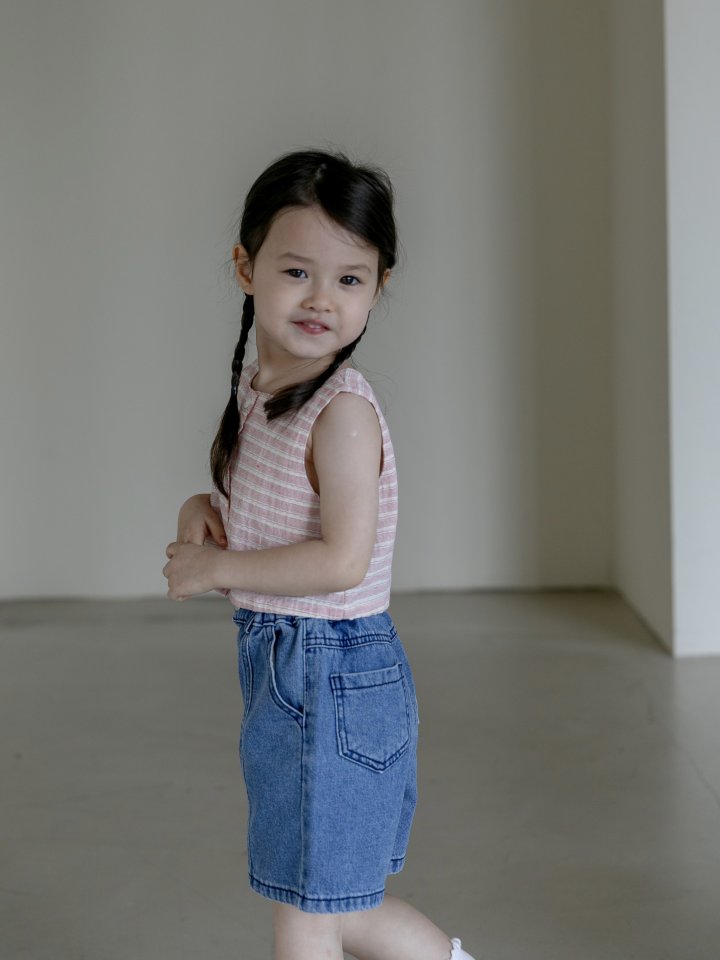 Oatmeal - Korean Children Fashion - #minifashionista - Oz Stripe Blouse - 4