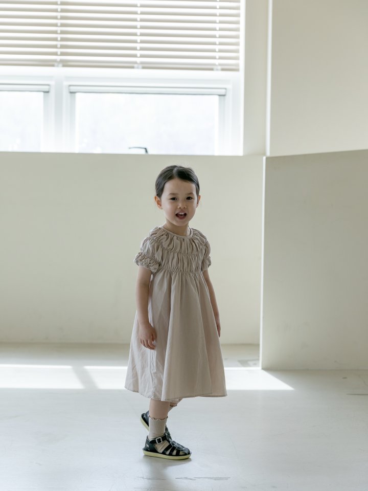 Oatmeal - Korean Children Fashion - #prettylittlegirls - Pumpkin Dress - 9
