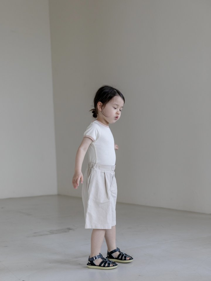 Oatmeal - Korean Children Fashion - #stylishchildhood - Bakery Slim Round Tee - 9