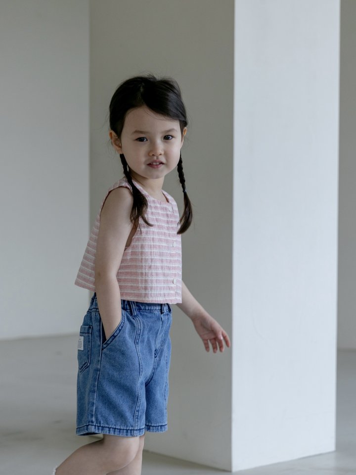 Oatmeal - Korean Children Fashion - #stylishchildhood - Oz Stripe Blouse - 7