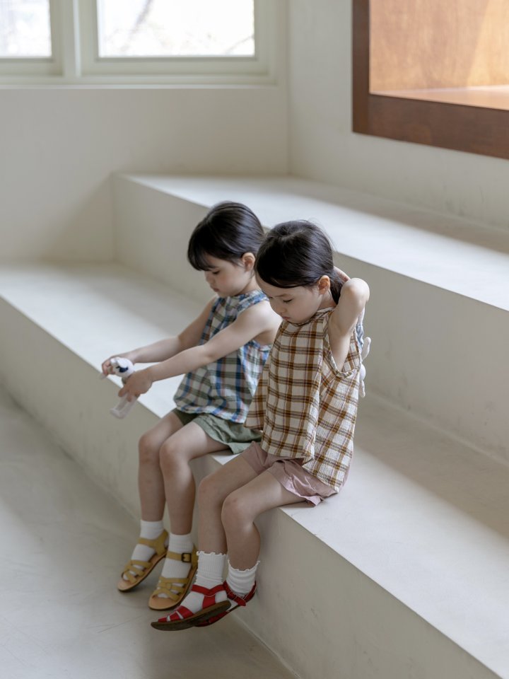 Oatmeal - Korean Children Fashion - #todddlerfashion - Tommy Kids Set - 10