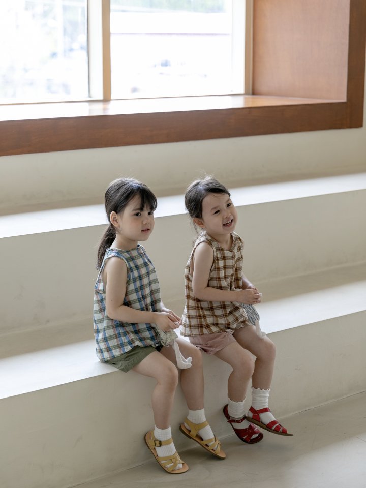 Oatmeal - Korean Children Fashion - #toddlerclothing - Tommy Kids Set - 11
