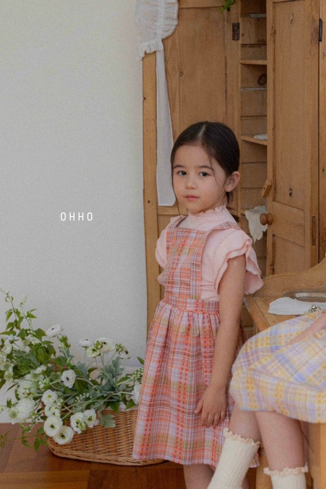 Ohho - Korean Children Fashion - #Kfashion4kids - Marrang Overalls Skirt - 6