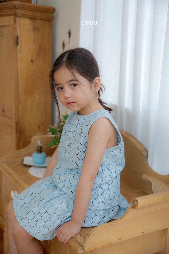 Ohho - Korean Children Fashion - #Kfashion4kids - Ett Punching Skirt - 2