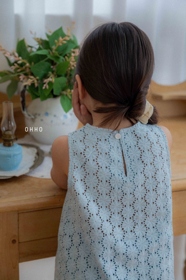 Ohho - Korean Children Fashion - #childrensboutique - Ett Punching Blouse - 8