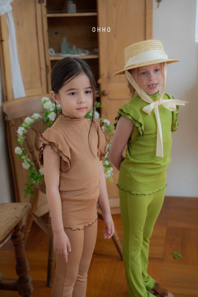 Ohho - Korean Children Fashion - #childrensboutique - Modal Cooling Bootcut Pants - 2