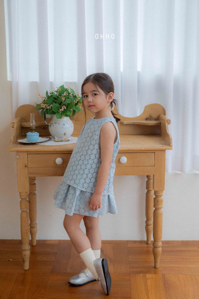 Ohho - Korean Children Fashion - #childrensboutique - Ett Punching Skirt - 11