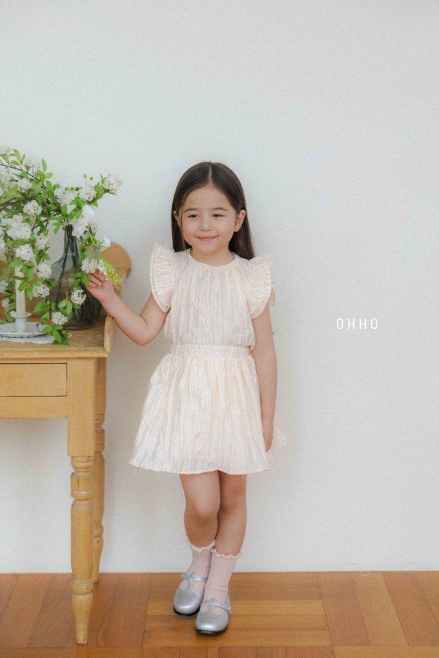 Ohho - Korean Children Fashion - #designkidswear - Shine Pleats Skirt