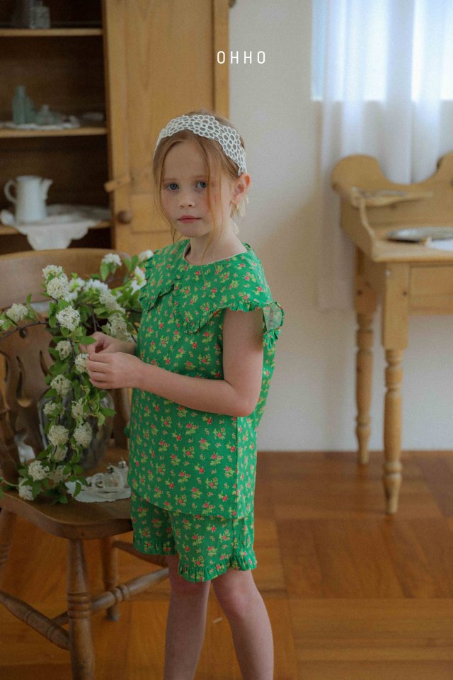 Ohho - Korean Children Fashion - #fashionkids - Blossom Frill Shorts - 2