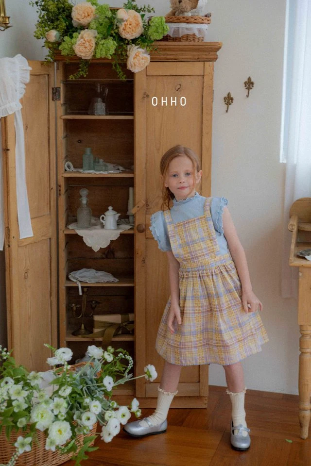 Ohho - Korean Children Fashion - #fashionkids - Marrang Overalls Skirt - 2