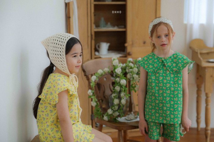 Ohho - Korean Children Fashion - #kidsshorts - Blossom Frill Shorts - 3