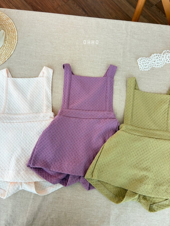 Ohho - Korean Children Fashion - #kidsshorts - Monet Suspender Wrap Skirt Pants - 12